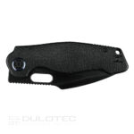 Джобен нож Kunwu GRINGO S390 Titanium Honeydew Texture DLC » Dulotec.BG