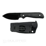 Фиксиран нож Kunwu Stiffy P. VANADIS8 DLC Micarta Black » Dulotec.BG