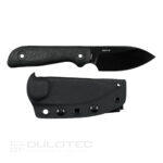 Фиксиран нож Kunwu Stiffy P. VANADIS8 DLC Micarta Black » Dulotec.BG
