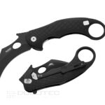 Кожен калъф за сгъваем нож LionSteel Black » Dulotec.BG