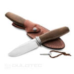 Фиксиран нож LionSteel Acha M390 Burlap Micarta Natural » Dulotec.BG