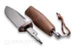 Фиксиран нож LionSteel Acha M390 Micarta Green Burlap » Dulotec.BG