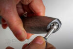 Нож с фиксирано острие LionSteel Acha M390 Micarta Black Burlap » Dulotec.BG
