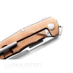 Сгъваем нож LionSteel Q4ttro Bronze Titanium MagnaCut » Dulotec.BG