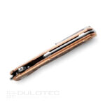 Сгъваем нож LionSteel Q4ttro Bronze Titanium MagnaCut » Dulotec.BG