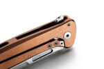 Сгъваем нож LionSteel Skinny MagnaCut Titanium Bronze » Dulotec.BG