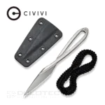 Джобен нож CIVIVI Conspirator Nitro-V Ultem Amber & Black 88 мм » Dulotec.BG