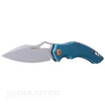 Сгъваем нож Fox Edge Sparrow 9Cr13 син алуминий » Dulotec.BG