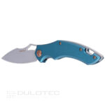 Сгъваем нож Fox Edge Sparrow 9Cr13 син алуминий » Dulotec.BG