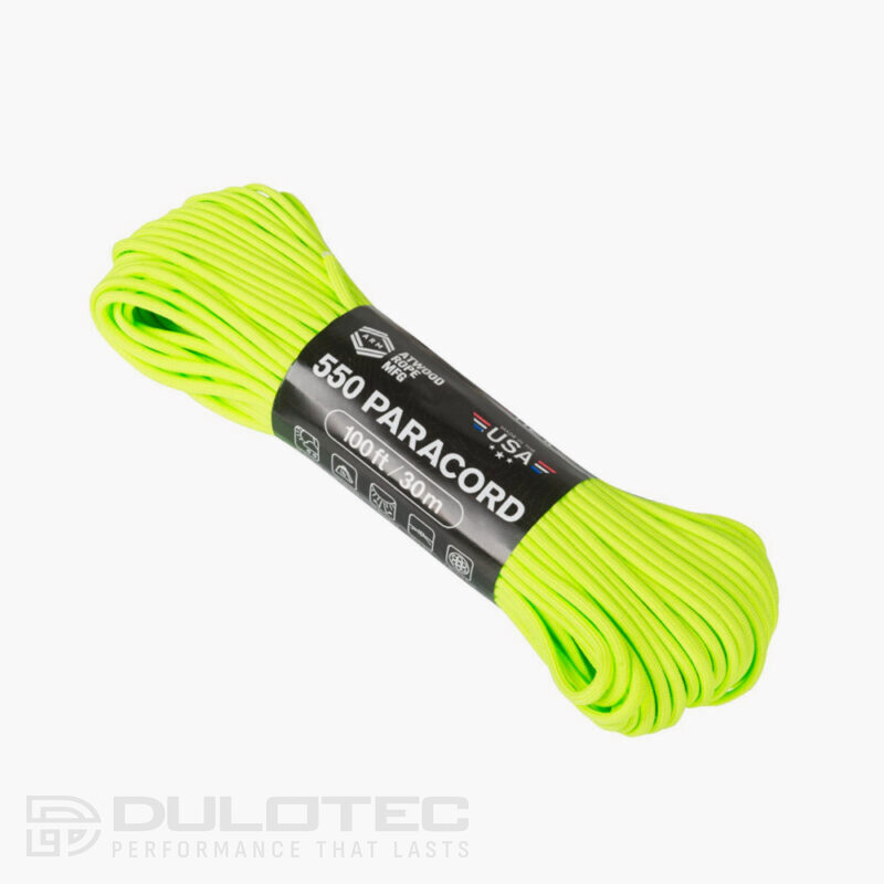 Паракорд 550 Atwood Rope 30м Зелен Неон 250кг » Dulotec.BG