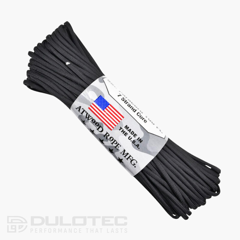 Паракорд 550 Atwood Rope Black 30м - Черен » Dulotec.BG