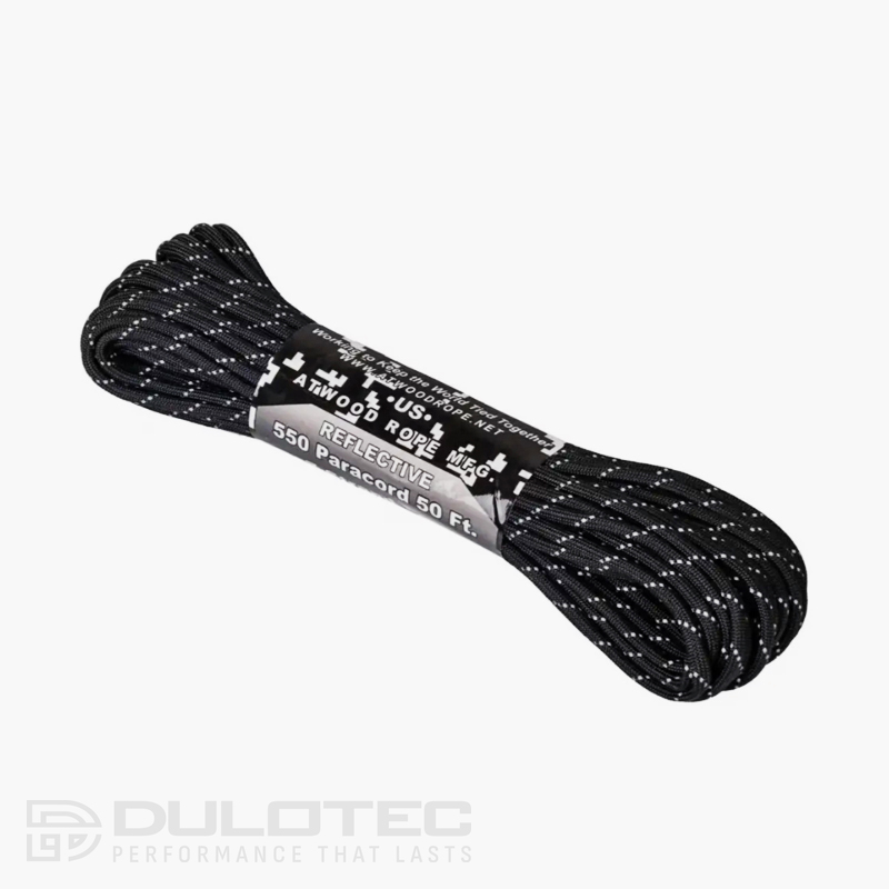 Паракорд Atwood Rope 550 Reflective Black 15м » Dulotec.BG