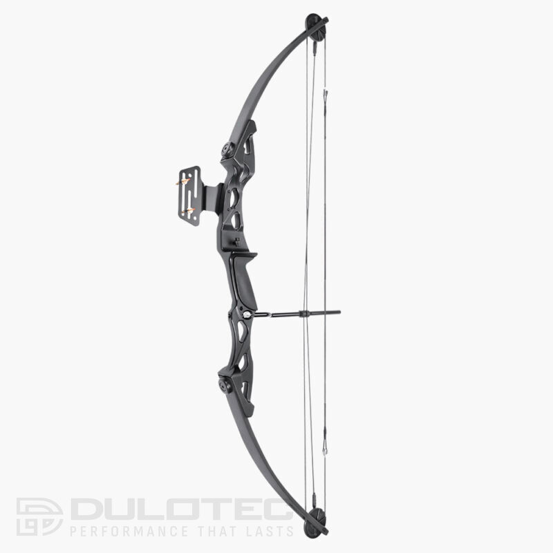 Полиспастен лък Man Kung CB55B черен 25кг 55lbs 73м/с » Dulotec.BG