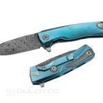 Сгъваем нож LionSteel TWAIN MagnaCut Титан/Карбон Сив » Dulotec.BG