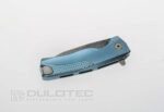 Джобен нож LionSteel ROK Damascus Blue с дамаска стомана » Dulotec.BG