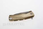 Сгъваем нож с дамаска стомана LionSteel ROK Damascus Gold » Dulotec.BG