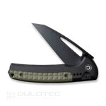 Сгъваем нож Civivi Sentinel Strike K110 черен алуминий OD Green FRN 9.4 см » Dulotec.BG