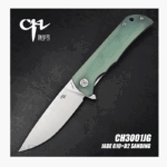 Сгъваем нож CH KNIVES 3001 D2 G-10 Jade Green 218мм » Dulotec.BG