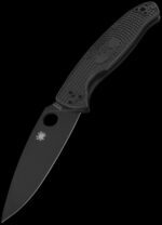 Сгъваем нож Spyderco Resilience Black 106 мм » Dulotec.BG