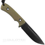Фиксиран нож TRC Knives SOUTH POLE V4E DLC GREEN G-10 115мм » Dulotec.BG