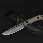 Фиксиран нож TRC Knives SOUTH POLE V4E DLC GREEN G-10 115мм » Dulotec.BG