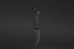 Фиксиран ловен нож TRC Knives SOUTH POLE Vanadis 4 Extra DLC Black G-10 » Dulotec.BG