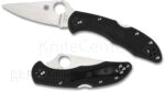 Сгъваем нож Spyderco Delica 4 VG-10 черен 73 мм » Dulotec.BG