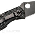Нож Spyderco Endura 4 VG10 FRN BLACK BLADE Half Serrated » Dulotec.BG