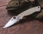 Нож Spyderco Para Military 2 CRU-WEAR MICARTA » Dulotec.BG