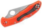 Нож Spyderco Delica 4 Flat Ground VG-10 FRN Orange » Dulotec.BG