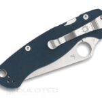 Сгъваем нож Spyderco Tenacious R.I.L. титаниев син 8Cr13MoV » Dulotec.BG