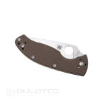 Сгъваем нож Spyderco TENACIOUS CPM M4 G-10 Brown 85мм » Dulotec.BG