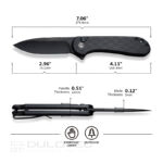 Нож Civivi Elementum II Nitro-V Black Blade G10 Black Handle » Dulotec.BG