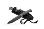 Нож LionSteel T6 CPM 3V Black Canvas Micarta Old Black Blade » Dulotec.BG