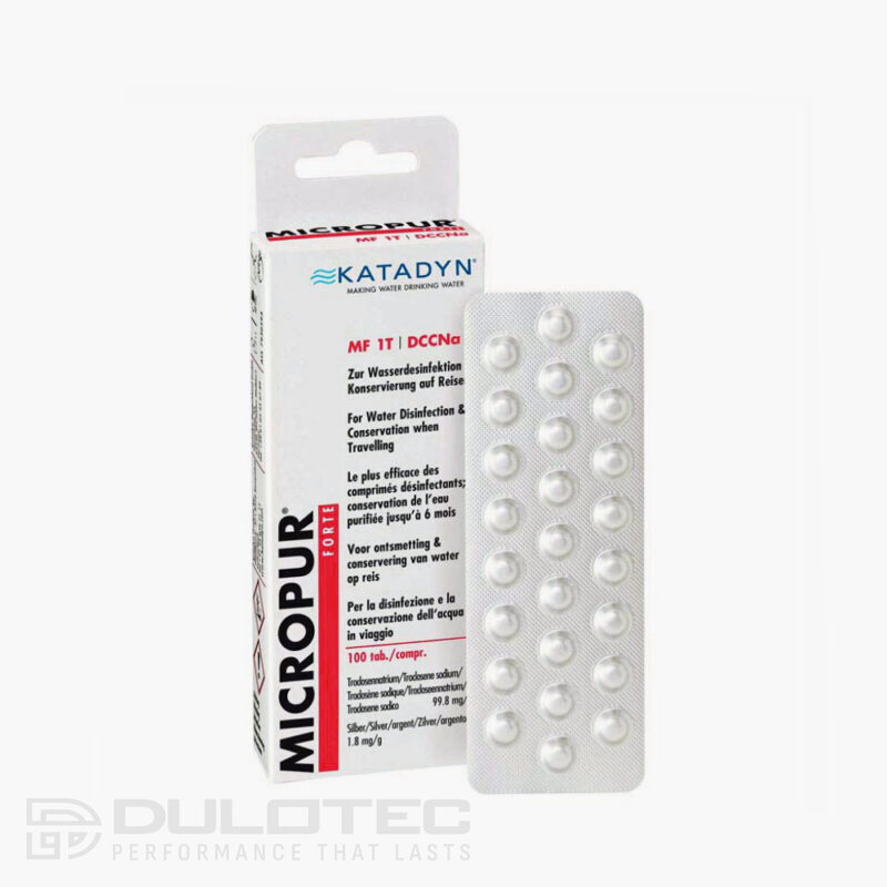Таблетки за пречистване на вода Katadyn Micropur Forte 100бр » Dulotec.BG