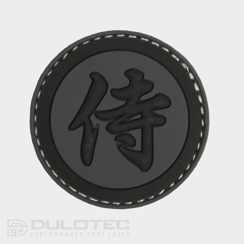 Тактически пач 3D PVC Samurai grey/black 4.5х4.5 см » Dulotec.BG