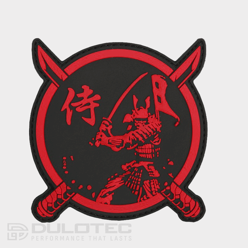 Тактически пач 3D PVC Samurai Warrior 9x8 см » Dulotec.BG