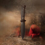 Фиксиран нож TRC Knives Apocalypse Elmax зелен Micarta » Dulotec.BG
