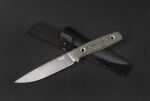 Фиксиран нож TRC This Is Freedom 130mm M390 black micarta » Dulotec.BG