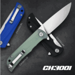 Сгъваем нож CH KNIVES 3001 D2 G-10 Jade Green 218мм » Dulotec.BG