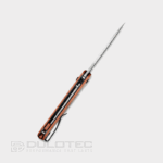 Сгъваем нож Civivi Elementum 14C28N Button Lock Brown Micarta » Dulotec.BG