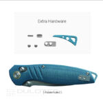Нож Vosteed Corsair Nitro-V Micarta Blue » Dulotec.BG