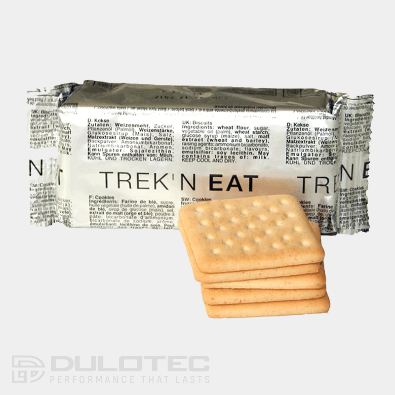 Високо енергийни бисквити Trek'n Eat Trekking Biscuits (12бр в пакет) » Dulotec.BG