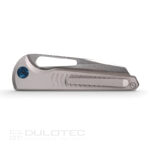 Сгъваем нож титан M390 Vosteed Gavko Leopard син » Dulotec.BG