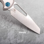 Сгъваем нож Vosteed Gavko Leopard M390 титан сив » Dulotec.BG