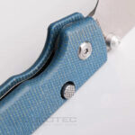 Сгъваем нож Vosteed Raccoon 14C28N Micarta Blue » Dulotec.BG