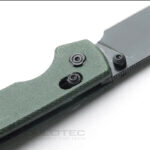 Сгъваем нож Vosteed Raccoon Crossbar Lock 14C28N Micarta Green » Dulotec.BG