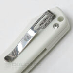 Сгъваем нож Vosteed Raccoon Crossbar Lock 14C28N G10 White » Dulotec.BG