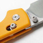 Сгъваем нож Vosteed Raccoon Crossbar Lock 14C28N G10 Yellow » Dulotec.BG