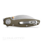 Сгъваем нож Vosteed Corgi Pup 14C28N зелена микарта 60мм » Dulotec.BG